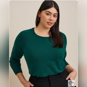 Torrid Green Long Sleeve Top